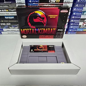 Mortal Kombat - SNES (BR/Caixa repro/Sem manual)