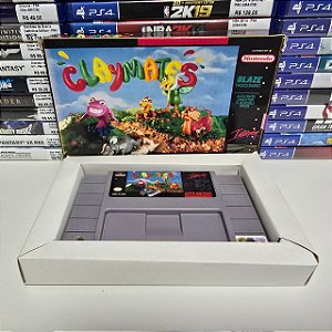 Claymates - SNES (USA/Caixa repro/Sem manual)