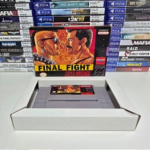 Final Fight - SNES (USA/Caixa repro/Sem manual)
