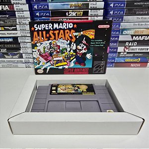 Super Mario All-Stars - SNES (USA/Caixa repro/Sem manual)