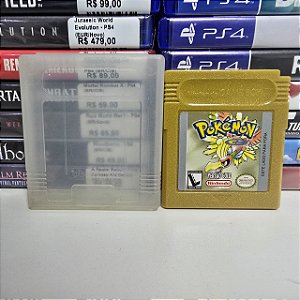 Pokemon Versão Gold - GB (BR/Loose)