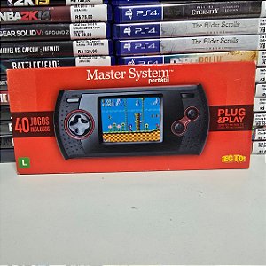 Master System portátil c/ 40 jogos inclusos (BR/CIB)
