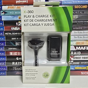 Fonte e carregador para Xbox 360 - Xbox 360 (CIB)