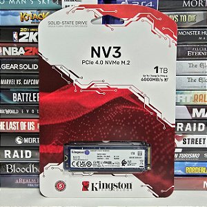 SSD NV3 PCle 4.0 NVMe M.2. 1TB - Kingston (Novo)