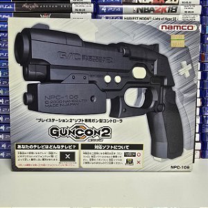 Controle/Pistola Guncon 2 - PS2 (CIB)