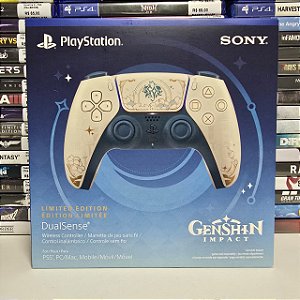 Controle DualSense Ed. Limitada - Genshin Impact - PS5 (Novo)
