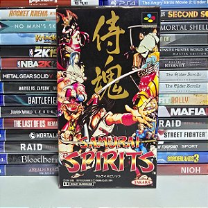Samurai Spirits - SFC (JP/Caixa repro/Sem manual)