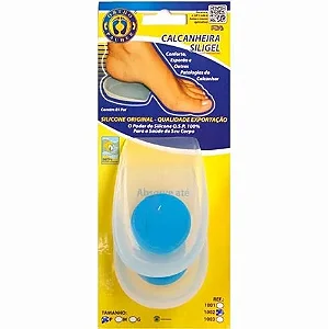 Calcanheira Siligel para Esporão com Ponto Azul