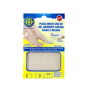 Placa Multiuso de Gel Aderente Contra Calos e Bolhas