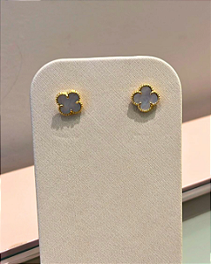 Brinco Trevo Pérola