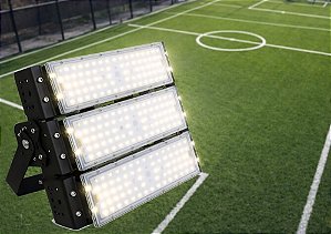 REFLETOR LED MODULAR 150W = 03X 50W 6500K - BRANCO FRIO - ALTA POTENCIA - 15.000 LUMENS - IP67