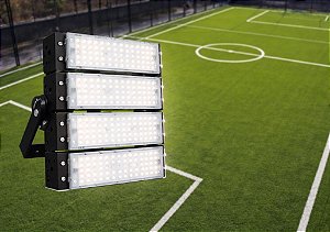 REFLETOR LED MODULAR 200W = 04X 50W 6500K - BRANCO FRIO - ALTA POTENCIA - 20.000 LUMENS - IP67