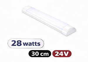 LUMINÁRIA LED AUTOMOTIVA 24 VOLTS - 28 WATTS - 30 CM