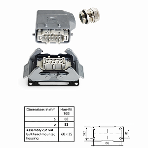Conector Industrial Han-Kit® 10B