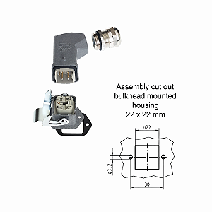 Conector Industrial Han-Kit® 4AWSM
