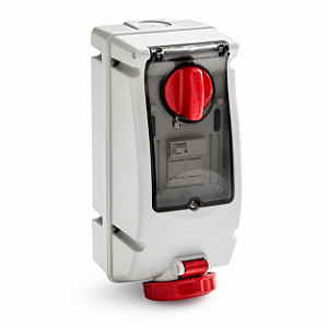 Tomada de Bloqueio Mecânico para Mineração Famatel Speed Pro 16A 5P 400V IP67