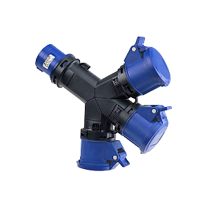 Adaptador de Conexão Industrial Famatel Speed Pro 16A 3P+T 220/240V IP54