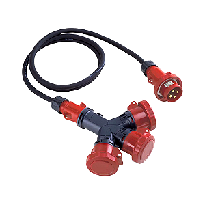 Adaptador com Cabo Famatel Speed Pro 2m 16A 3P+N+T 380/415V IP67