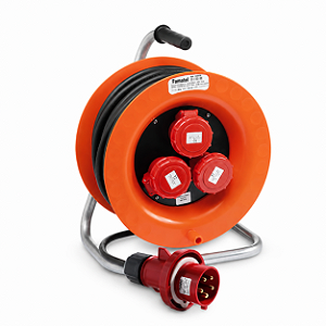 Bobina de Cabo Industrial Famatel com Disjuntor 30m 16A 3P+T 380/400V IP55/IP67