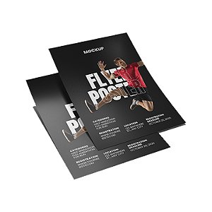 2500-PANFLETOS, FLYERS E FOLHETOS COUCHÊ 115G SEM VERNIZ 100X150MM