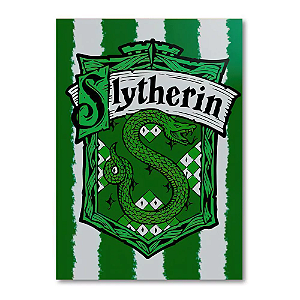 Placa Decorativa Harry Potter Sonserina (Pequena 10x14,5 cm)