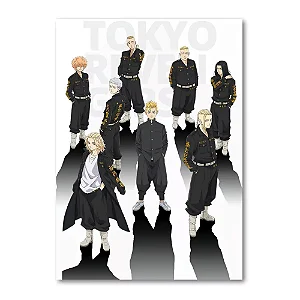 Placa Decorativa Tokyo Revengers (Pequena 10x14,5cm)