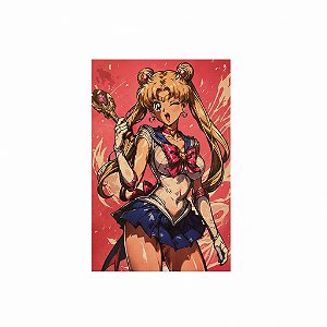 Placa Decorativa Sailor Moon (Pequena 10x14,5cm)