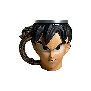 Caneca 3D Resina Goku