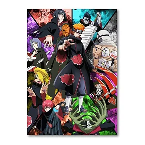 Placa Decorativa Naruto - Aktuski (Pequena 10x14,5)