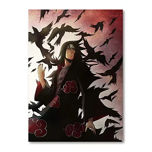 Placa Decorativa Naruto - Itachi (Pequena 10x14,5 cm)