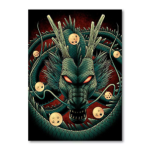 Placa Decorativa Dragon Ball - Shenlong (Media 21x30 cm)