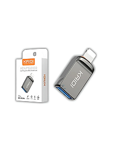 ADAPTADOR OTG USB P/ LIGHTING KD-2524A