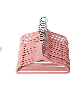 CABIDE DE ROUPA ROSA