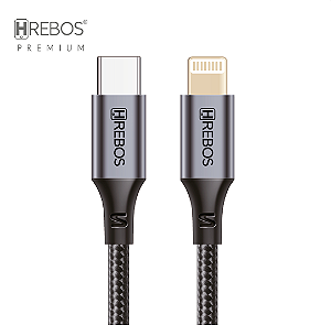 CABO MIDNIGHT TIPO C P/ LIGHTNING CB-362C PRETO