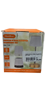 CANDEEIRO DE MESA TELESCOPICO MM-T103