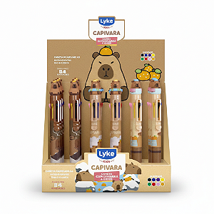 CANETA DA CAPIVARA 8 CORES 102311