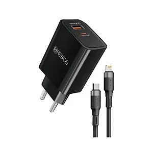 CARREGADOR POWER TURBO TIPO C P/ LIGHTNING CRG-154CI