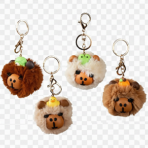 CHAVEIRO POMPOM CAPIVARA 102312
