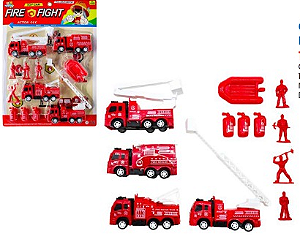CONJ. CARRINHO BOMBEIRO TK-2081