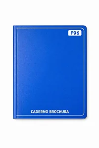 CADERNO BOCHURA AZUL 96F