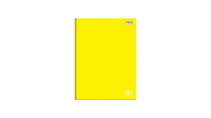 CADERNO COSTURADO 96 FOLHAS AMARELO P 9-1213-6