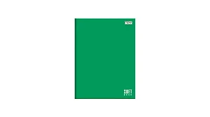 CADERNO COSTURADO 96 FOLHAS VERDE P 9-1212-9