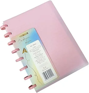 CADERNO DISCO YP8526 C/ 80 FOLHAS LILÁS A5