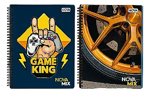 CADERNO UNIVERSAL ESPIRAL 15M 300 FOLHAS NOVA MIX M  9-1107-8