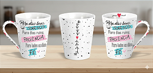 CANECA 290ML TULIPA FLORAL FAIXA GRA-011