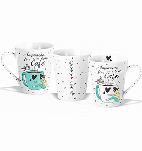 CANECA 290ML TULIPA GRATIDÃO FAIXA GRA-004