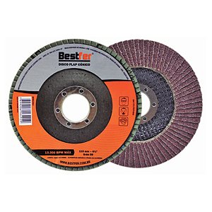 DISCO FLAP CONICO MARROM GRAO 60 BFH1312