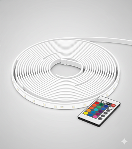 FITA DE LED NEON SLIM RGB 5 METROS 40077000