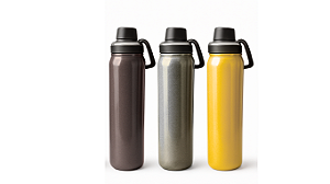 GARRAFA FLIP STRAW WATER BOTTLE 600ML YT-1051