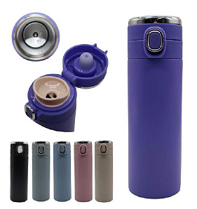 GARRAFA INOX C/TERMOMETRO 420ML GDR1779